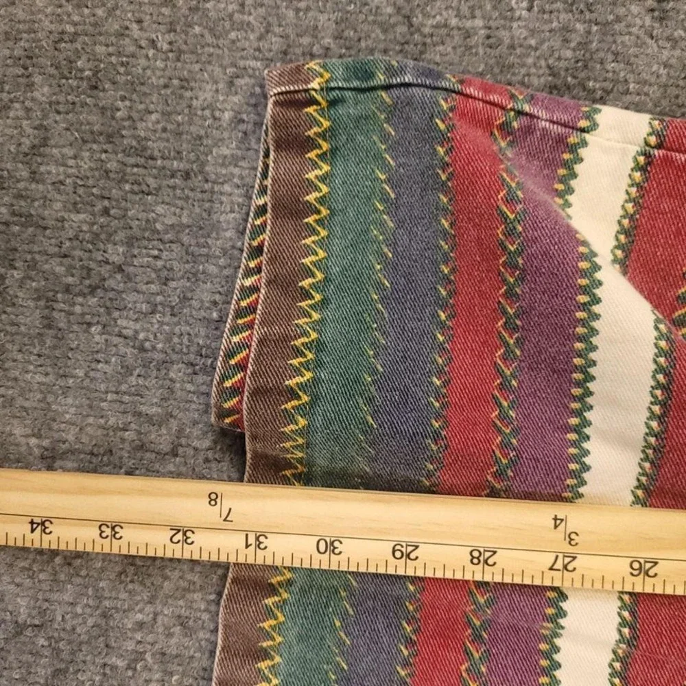 BeBop‎ Vintage Multicolored striped maxi skirt with zipper closure